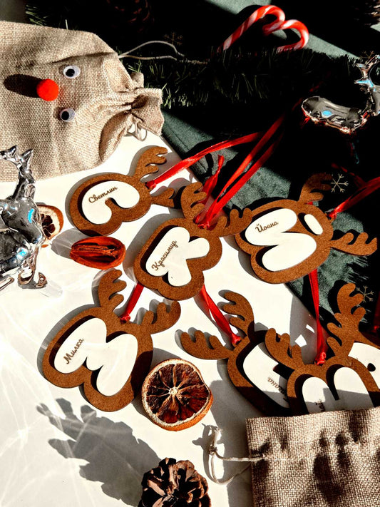 КОЛЕДНА ИГРАЧКА С ИМЕ