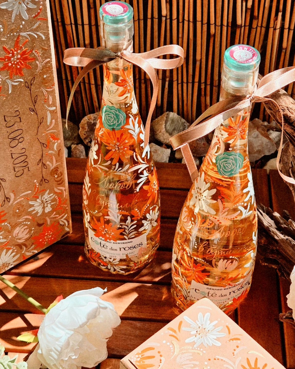 ДЪРВЕНА КУТИЯ ЗА БУТИЛКА